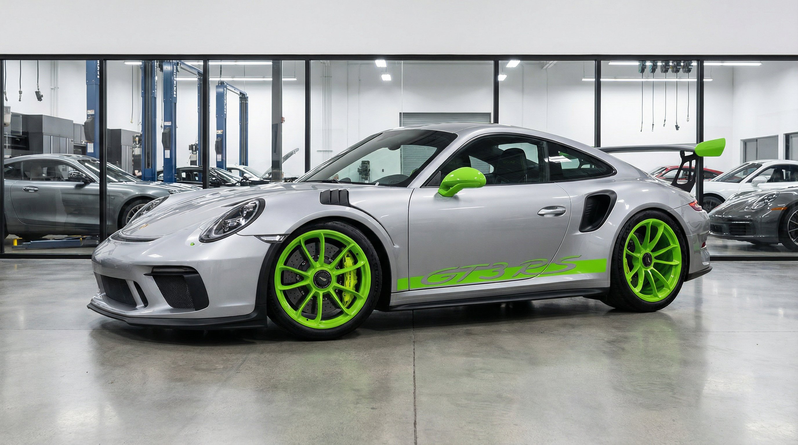 黑丝保时捷改装视频