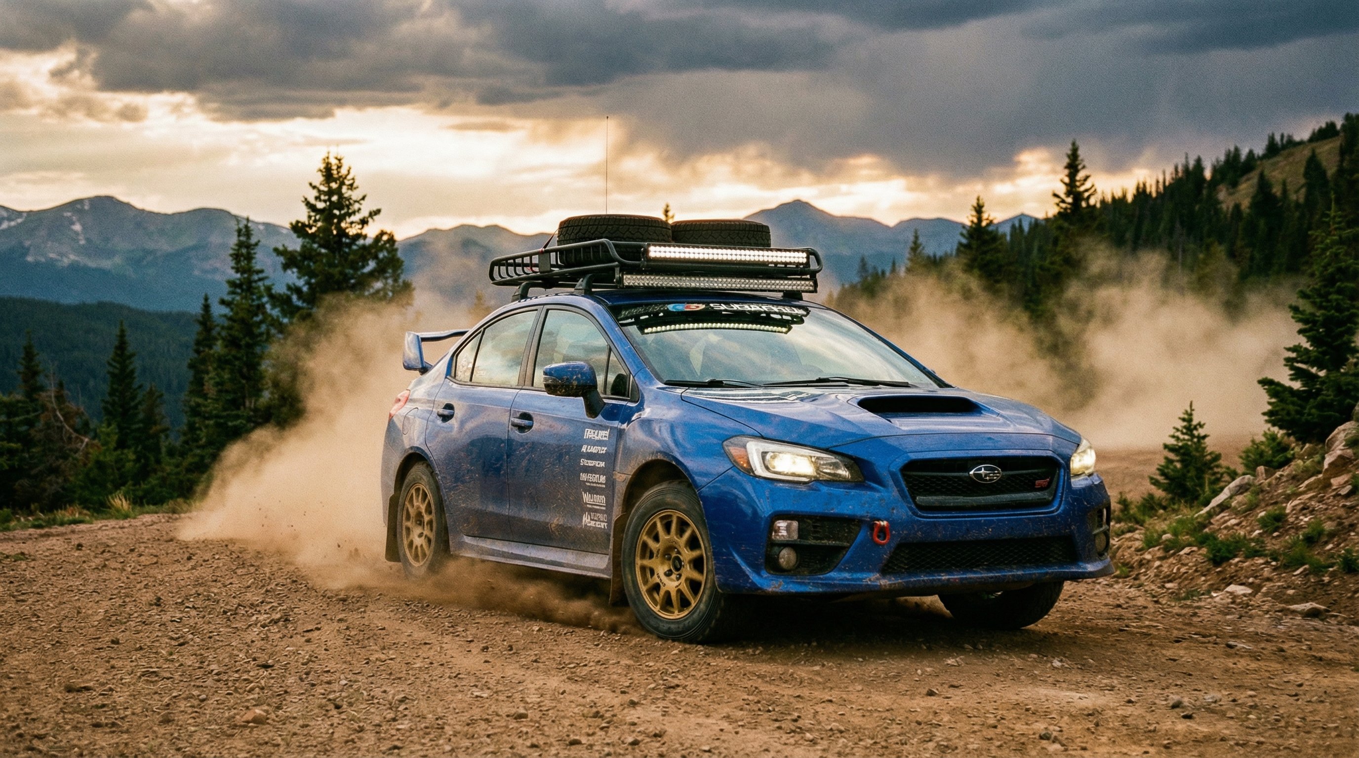 黑丝STI越野改装视频